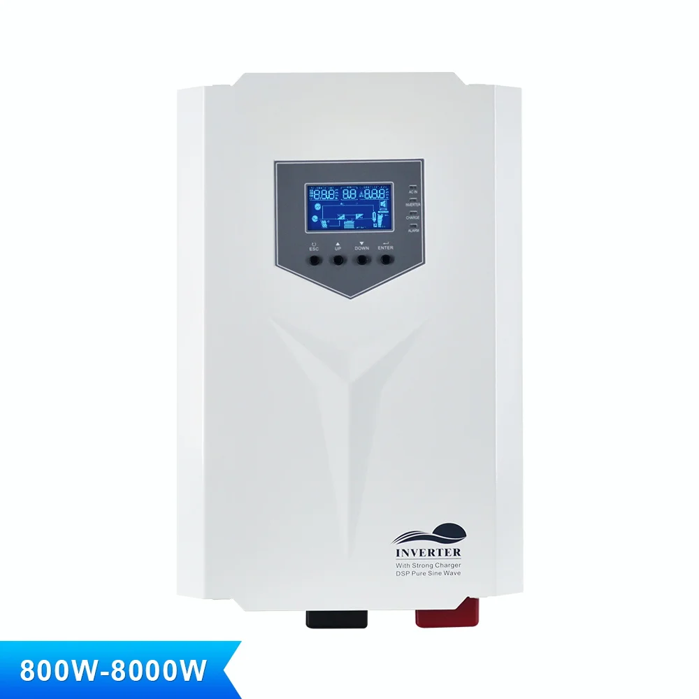 Инвертор Techfine MPPT pv 24 В 3000 Вт 3 кВт кВА гибридный солнечный инвертор с немодулированным синусоидальным
