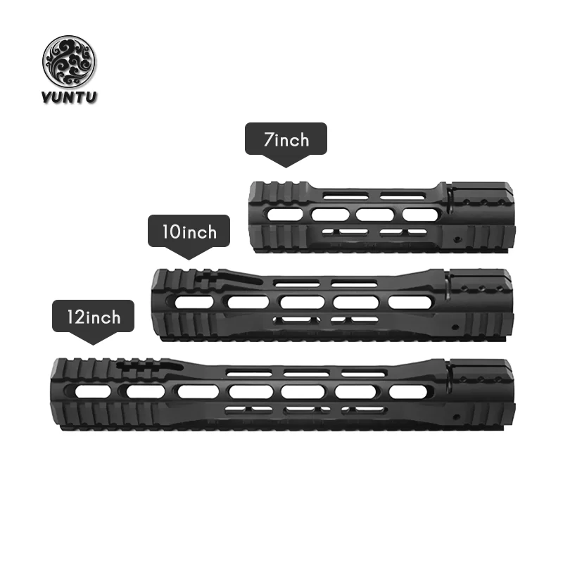 
M4 M LOK AR15 Free Floated Heavy Duty Handguard Picatinny Rail With Steel Barrel Nut accessories aluminum 6061 