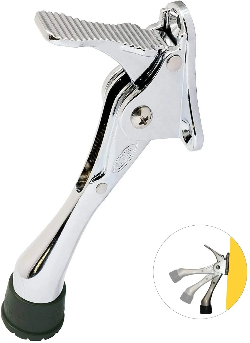 Height 4 inch automatic floor door stop Downshift door stop One-button height adjustable semi-automatic door stop