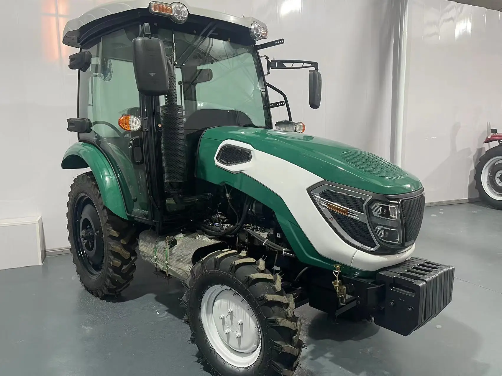 Китайский Новый сельскохозяйственный трактор 4wd 4x4 50 л.с. 60 80 90 100