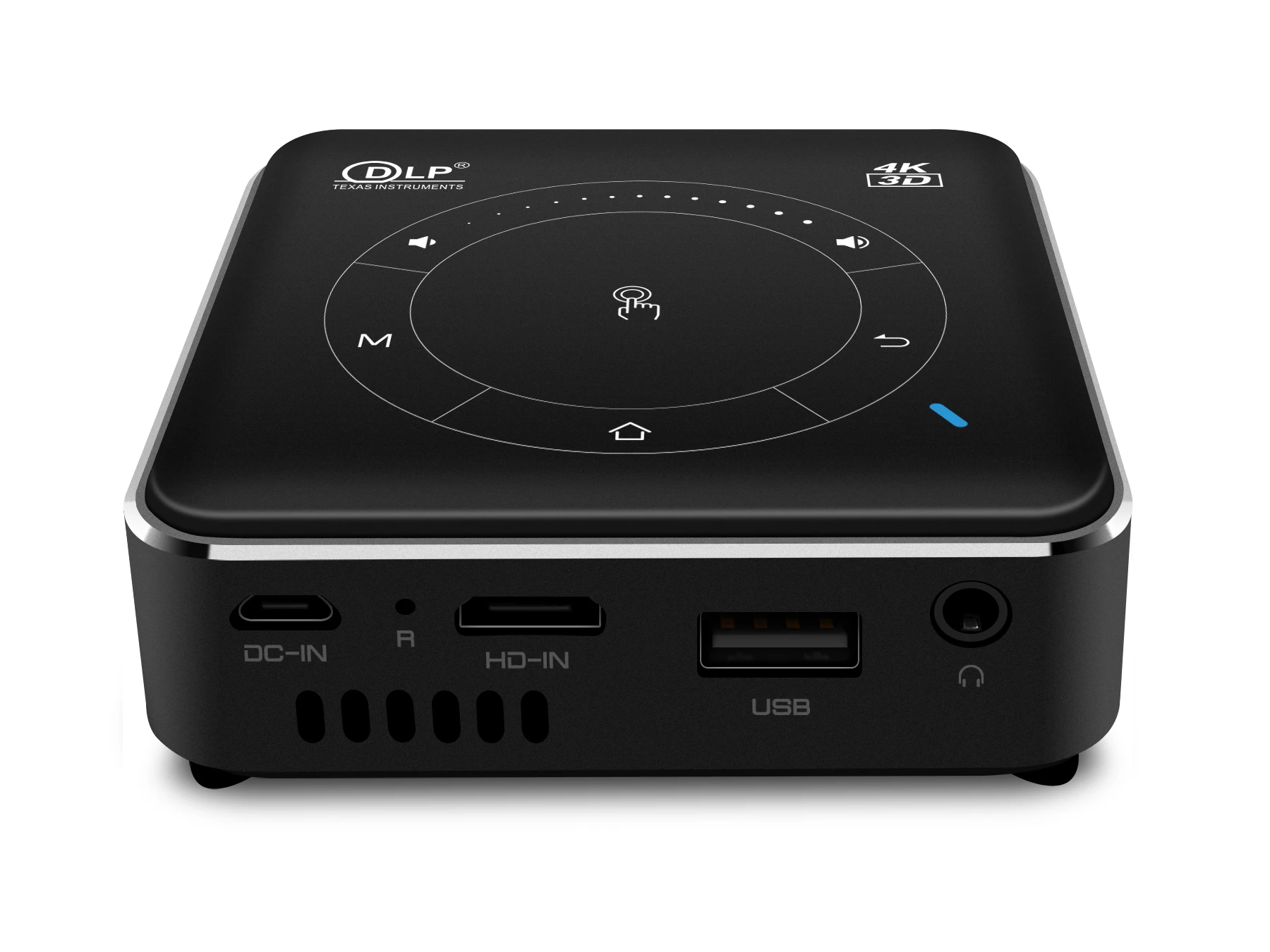 Mini Beam Projector 4K DLP Digital Full HD Projector 1080P Native 450  Android  Smart Portable Logo Projector