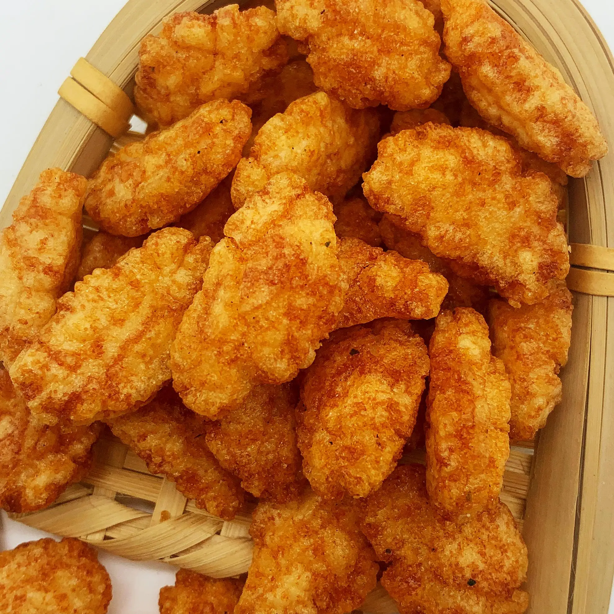 Crunchy Rice Crackers  Choose from Bold BBQ, Spicy Sriracha, and Classic Salt