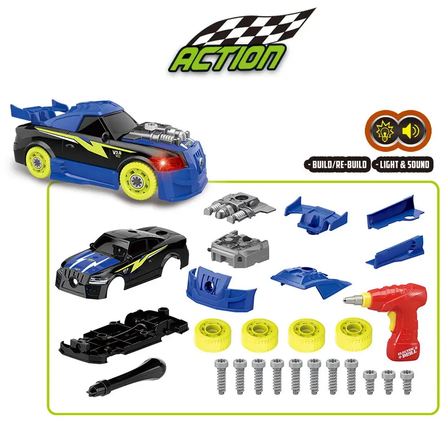 
Take Apart Car Toys Build Your Own Toy Kit for Boys and Girls 