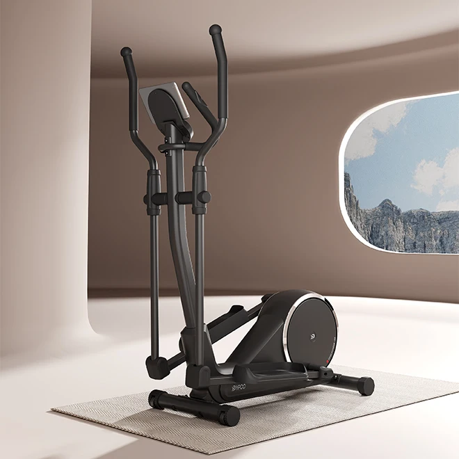 SD-E02 Luxury electric Resistance elliptical machine Quiet Magnetic Driving System elliptical trainer