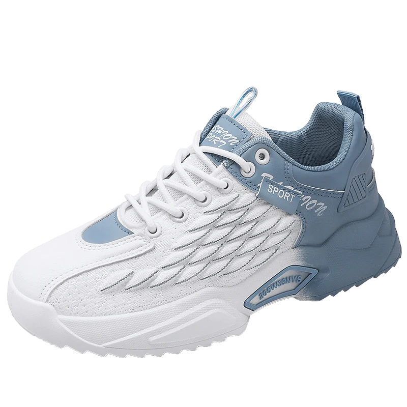 Wholesale New Model Soft Sole Walking Style Shoes Breathable Men Running Sport Shoes ready to ship