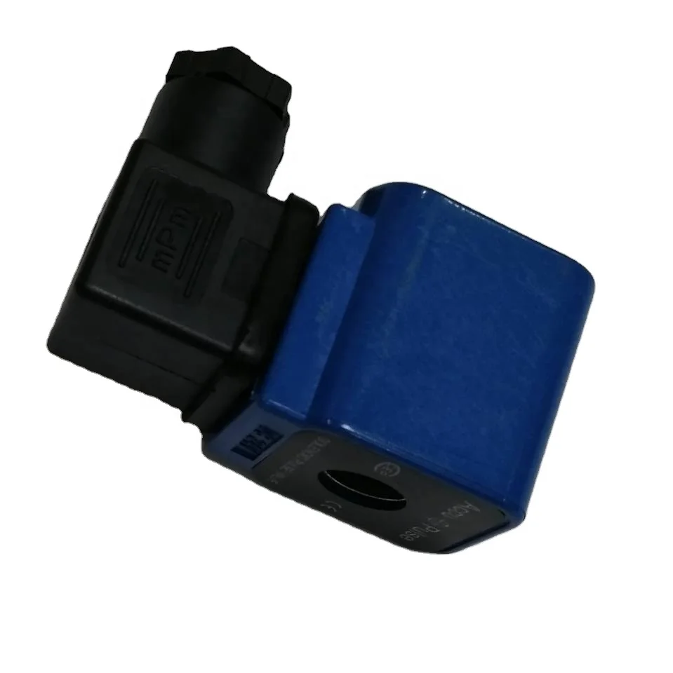 Solenoid coil is used for other filtering and purifying device parts 24V blue air solenoid pulse valve coil for dust collector