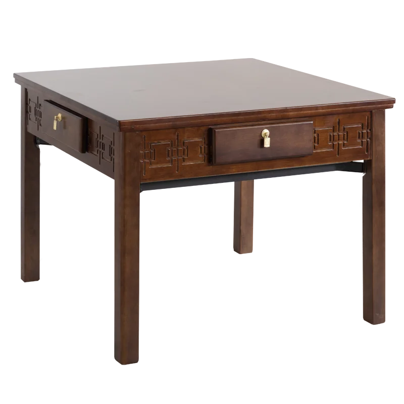 FRE intelligent new electric silent single table rubber wood solid wood Chinese mahjong machine