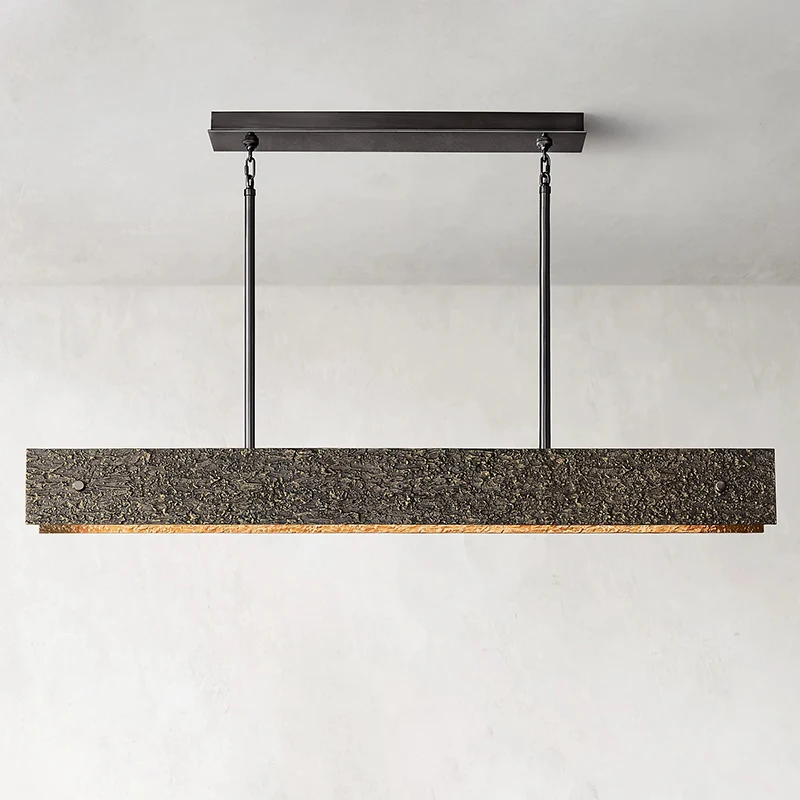 Restoration Brass Circle Round Hardware Lighting Modern Metal Living Room Dinning Indoor chandelier lighting restoration