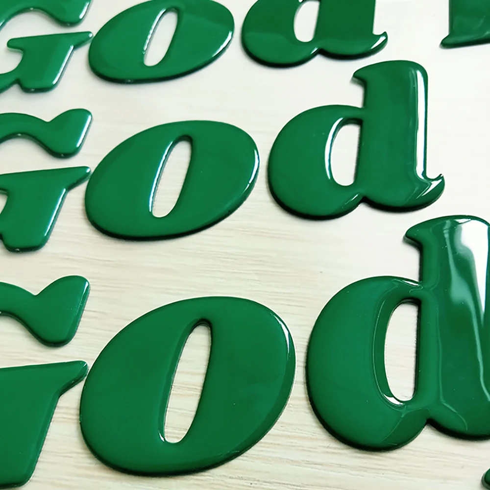 Custom 3D Iron On Logo Printing Silicone Sticker Heat Transfer Patch Label For Clothes