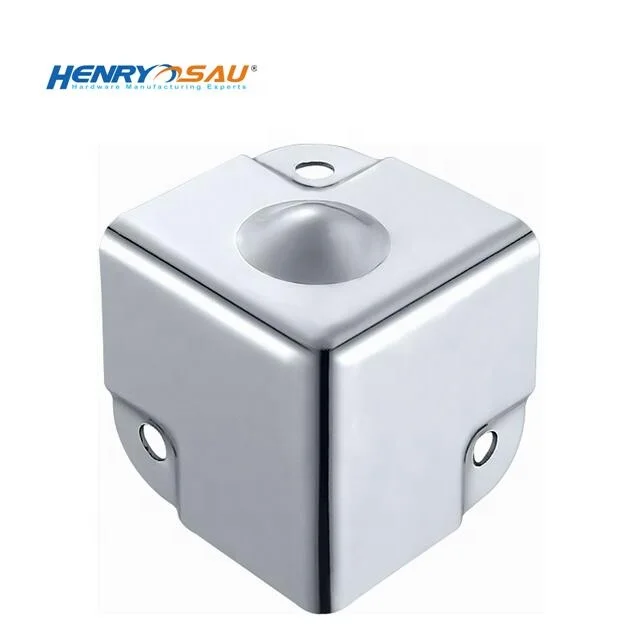 New design wooden case fittings accessories  box metal corner protectors road case ball corner for 35mm  wrap angle