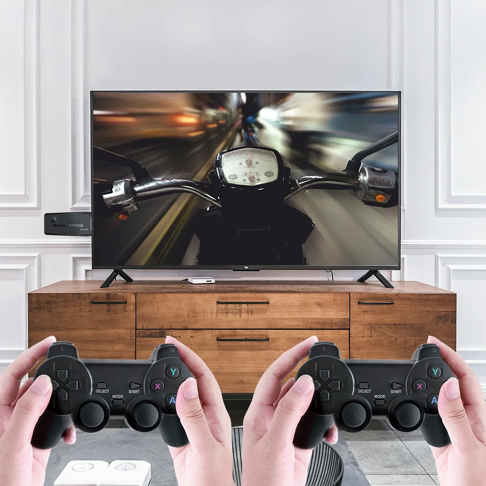 M8 Ретро видео игровая консоль 2 4G беспроводной контроллер PS1 Семейный Мини аркадный Ubo выход игровой