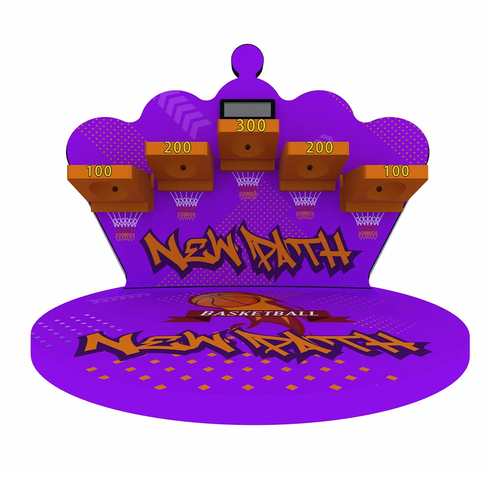 kids interactive game basketball football jumping drum for indoor playground trampoline amusement park