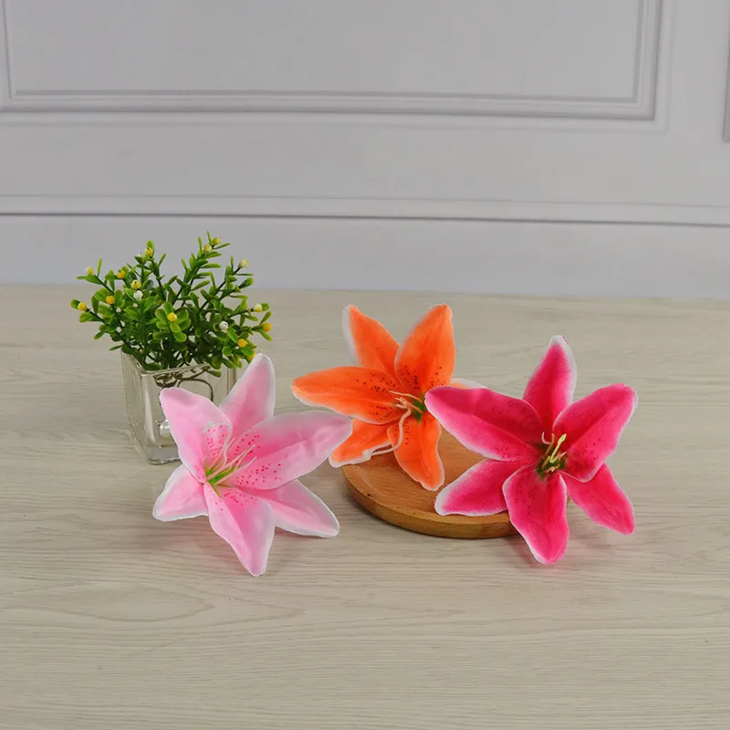 Искусственная Свадебная супинаторная гирлянда 10 цветов украшение 13 см шелковые цветы букет невесты парфюмерные лилии