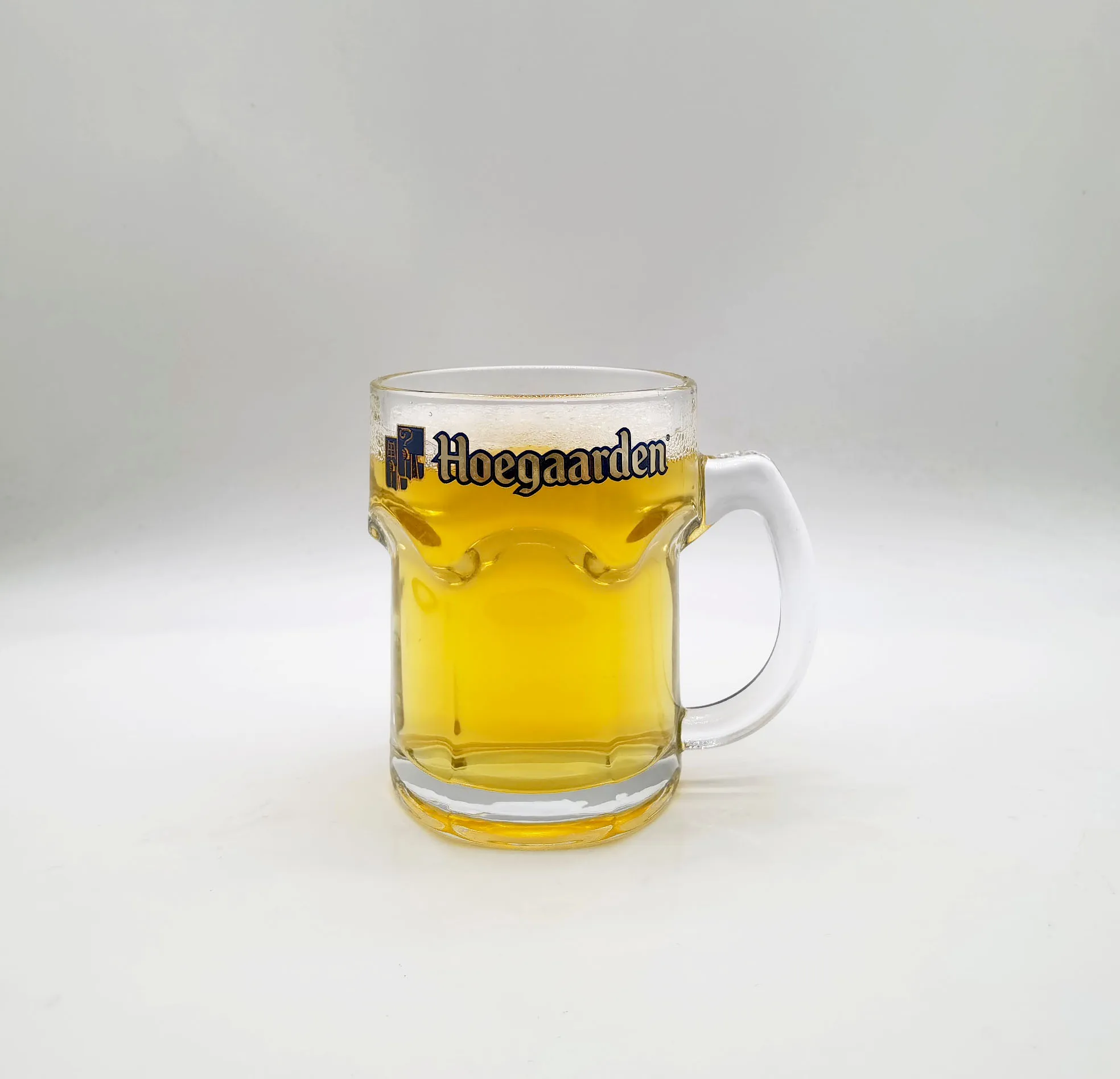 High Quality Sodium Calcium Glass Large Capacity Bar Wine Can With Handle Beer Glass