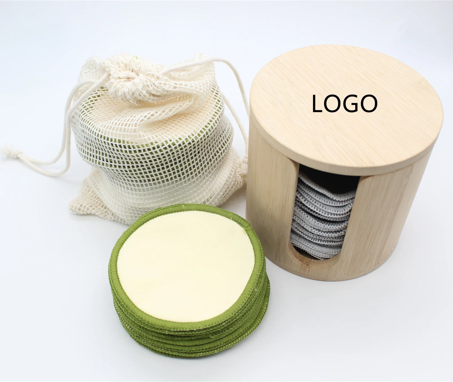 Bamboo makeup remover facial cleansing pads cotton pads daily cleaning