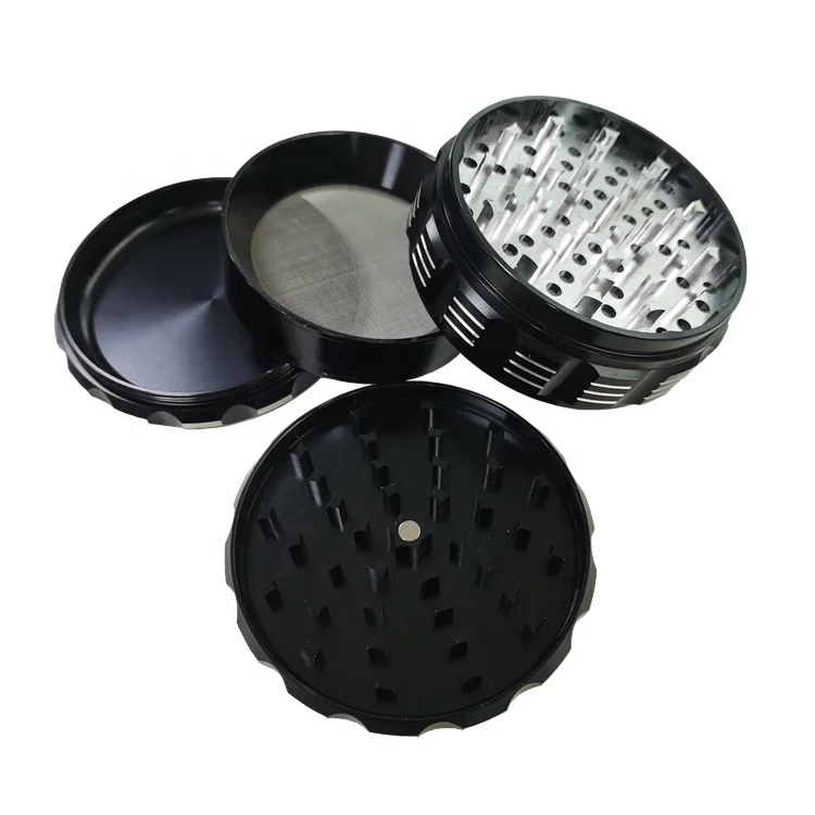 2022 новое поступление черные 100 мм 4 дюйма алюминиевый жернов для трав