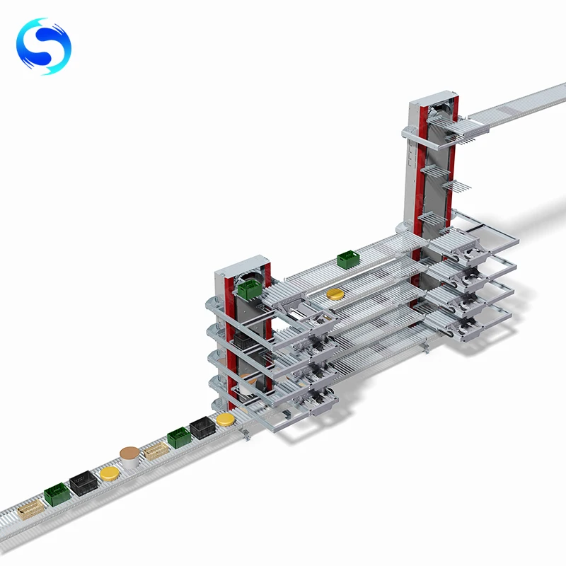 Automatic high efficiency continuous conveyor lifter conveyor vertical conveyor system