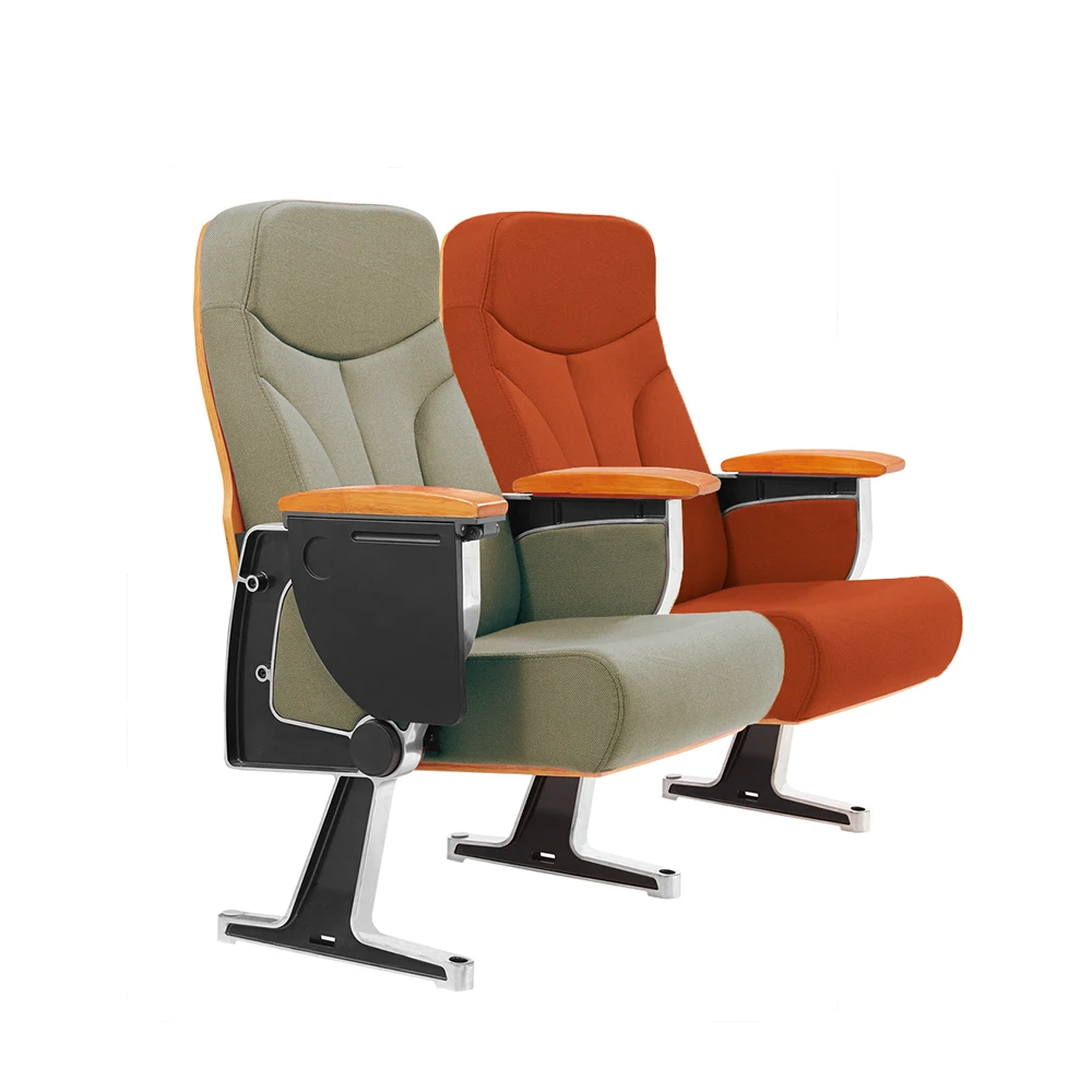 Cheap Church Pulpit Chairs Modern Pastor Auditorium Red Metal Stadium Church Chairs Theater Seat