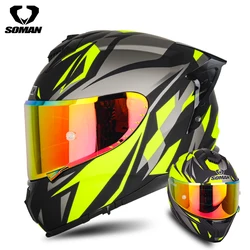 VIP Soman SM961-S Full Face Motorcycle Helmet For Bird Steel Ebike Motorcycle Helmets manufactures