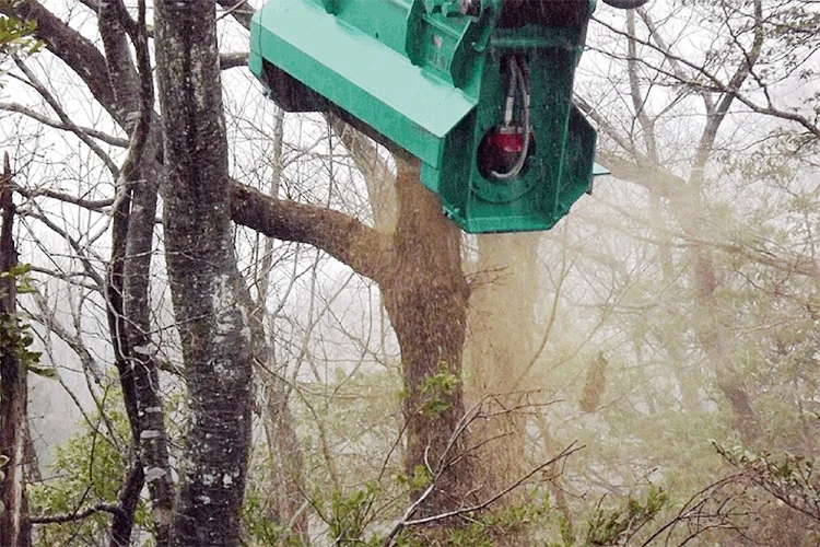 MONDE High Quality Tree Mulchers Excavator Attachment Mowers Wood Chipper Forestry Mulchers