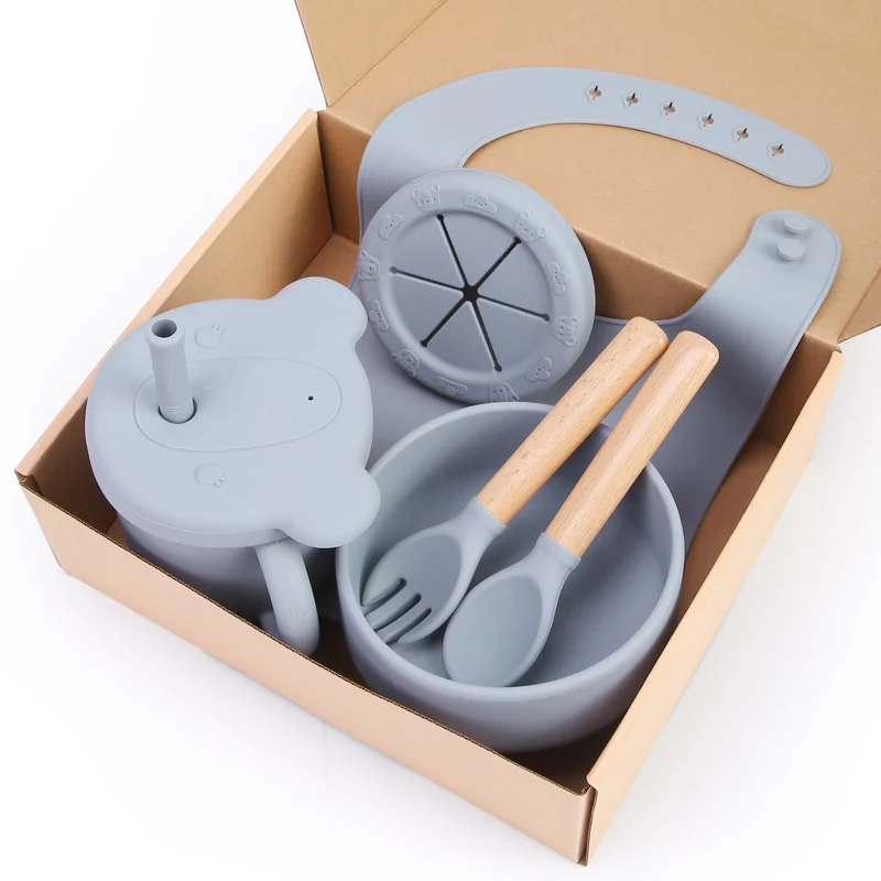 Waterproof Drool Baby Toddler Bandana Cotton Bibs With Silicone Teethers Baberos Baby Silicone Bib Set