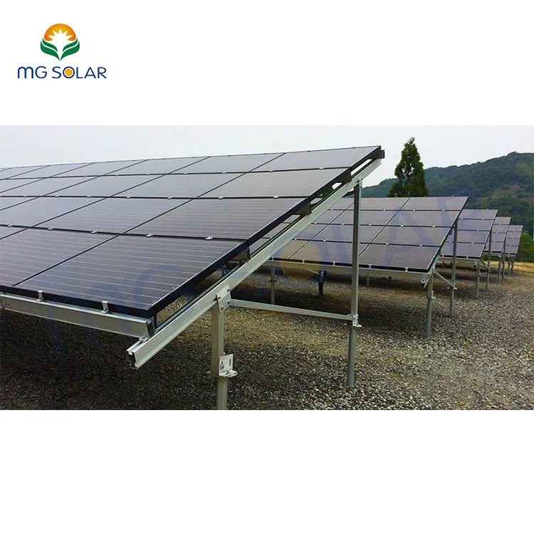 Large Scale Commercial Solar Panel Power Plant Ground Mounting Bracket Racking Structure Aluminum Ground Mounting System