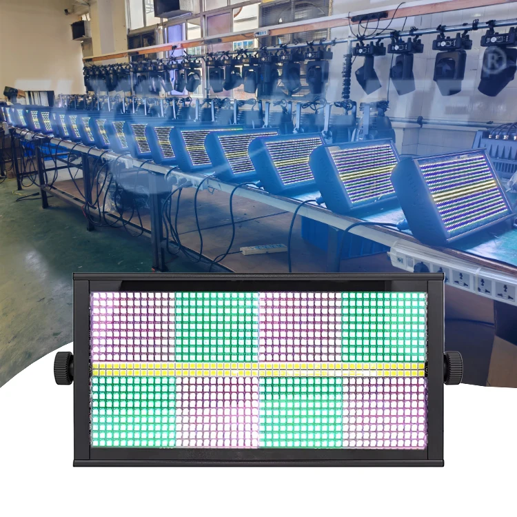 Flystar 8 + сегментов rgb светодиодный стробоскопический свет сценический 6 шт. 10 Полетный Чехол упаковка для светодиод 960 стробоскоп