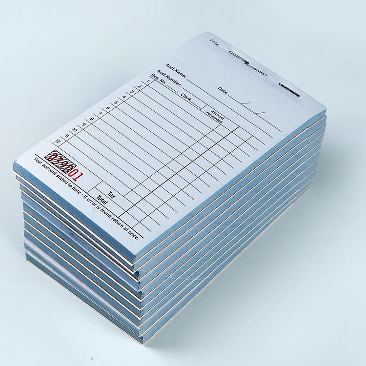 CT-1A Good Sale White  Color Guest Check Waiter Pads For Sale