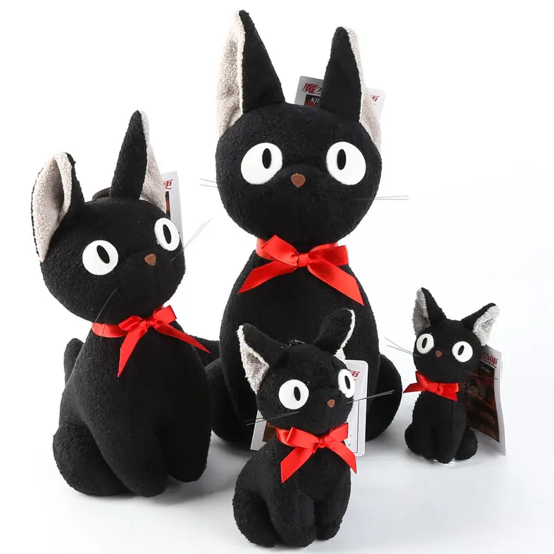 Студия Ghibli Hayao Miyazaki Kiki служба доставки черная JiJi плюшевая игрушка мини кошка мягкая брелок кулон