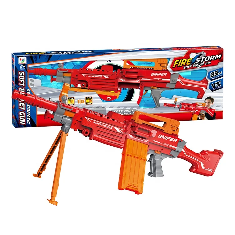 Kids Gun Toys Soft Bullet Airsof Sniper Gun Games Outdoor Electric Bullet Guns For Boys