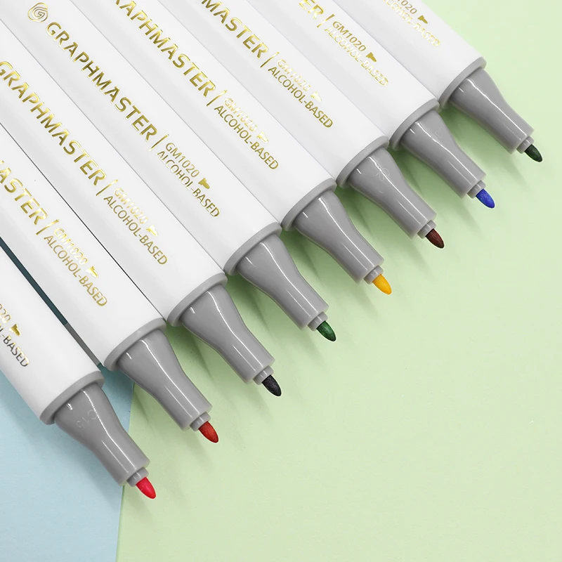 STA Customization cheap wholesale alcohol marker pens set 60 pieces colors stationery markers