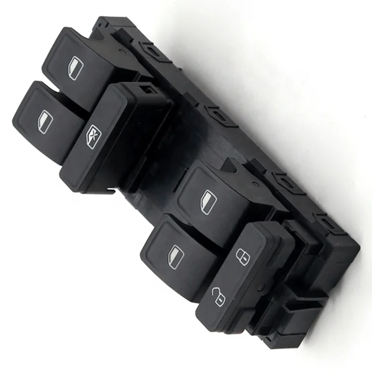 LONNI OEM 34D959857B Driver Side Master Power Window Switch Left Front Window Switch Lift Regulator Fit for Santana