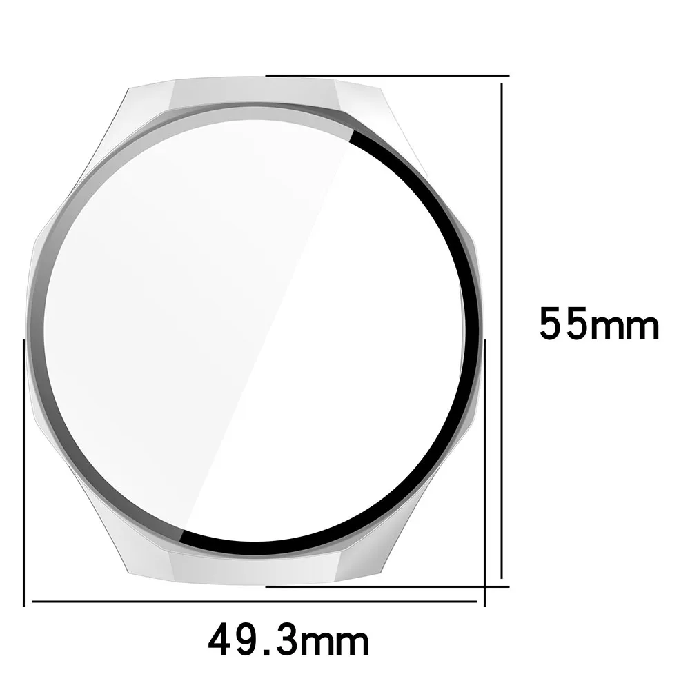 46MM Integrated Tempered Glass smart Case For Huawei Watch GT5 Pro Protective PC cover For Huawei Watch GT5 Pro PC watch Case