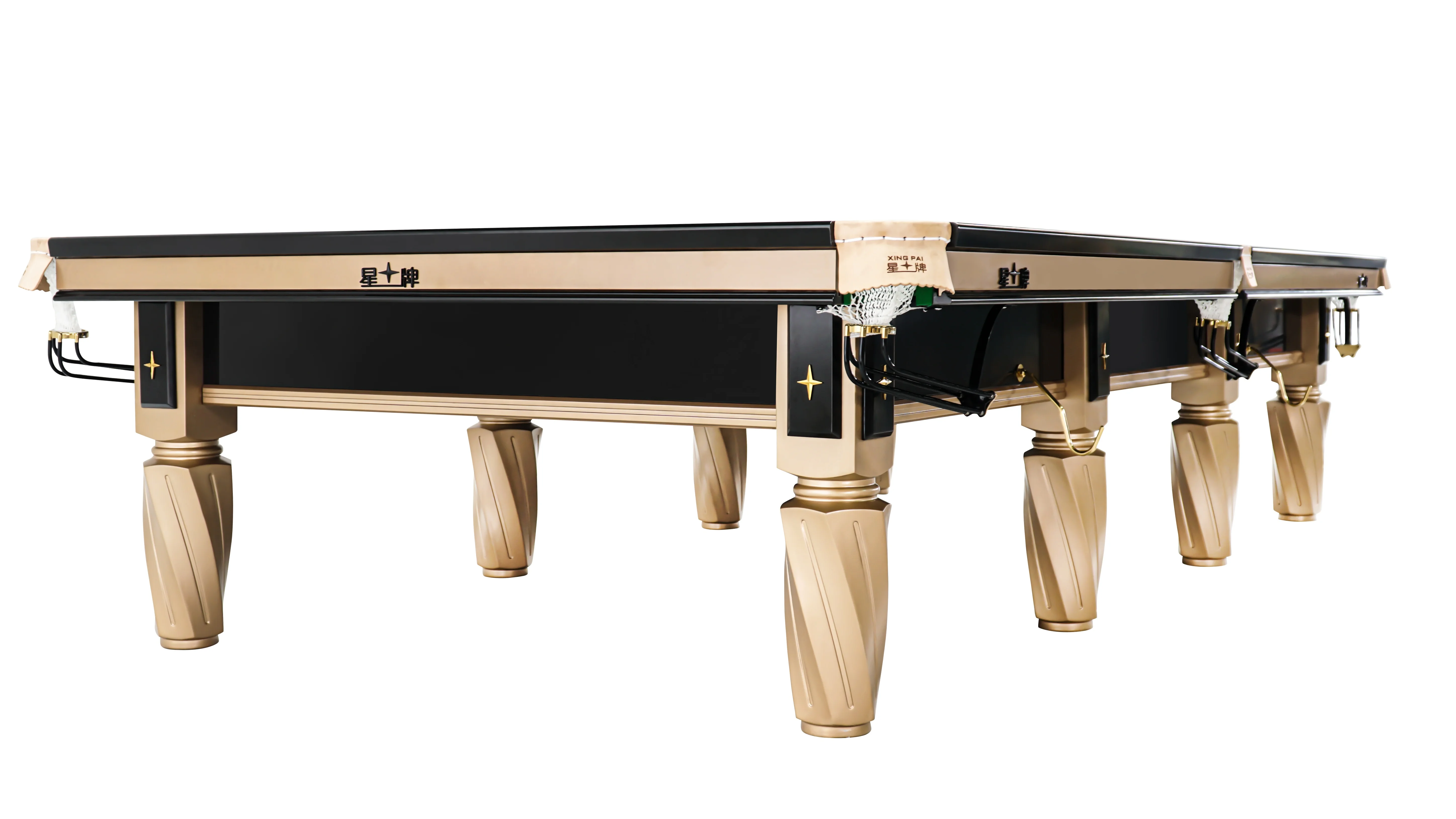 Xingpai 2024 new snooker table    with professional steel block  and Leather Pockets