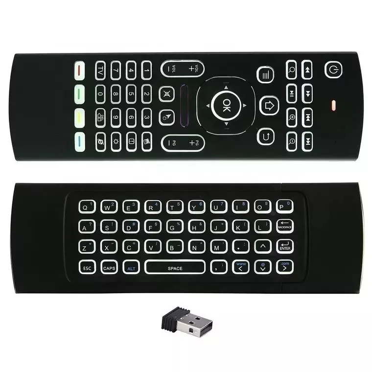 Wireless Keyboard 2.4GHz Air Mouse Remote Control USB for Android Mini PC TV Box