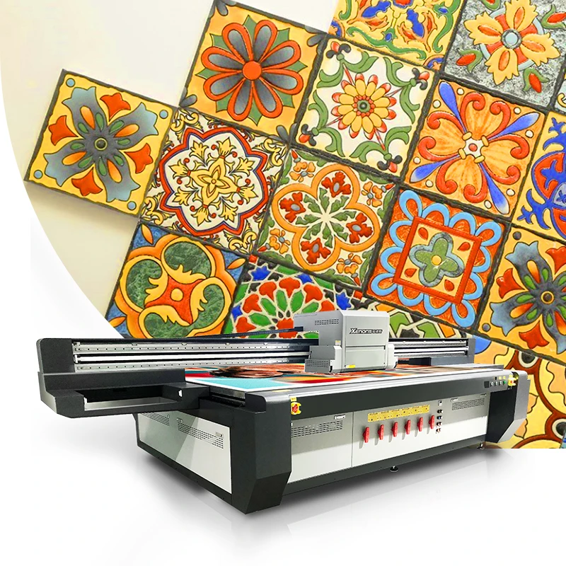 Large Format GEN6 Wood Ceramics Tiles Glass Acrylic UV Flatbed Printer 3220