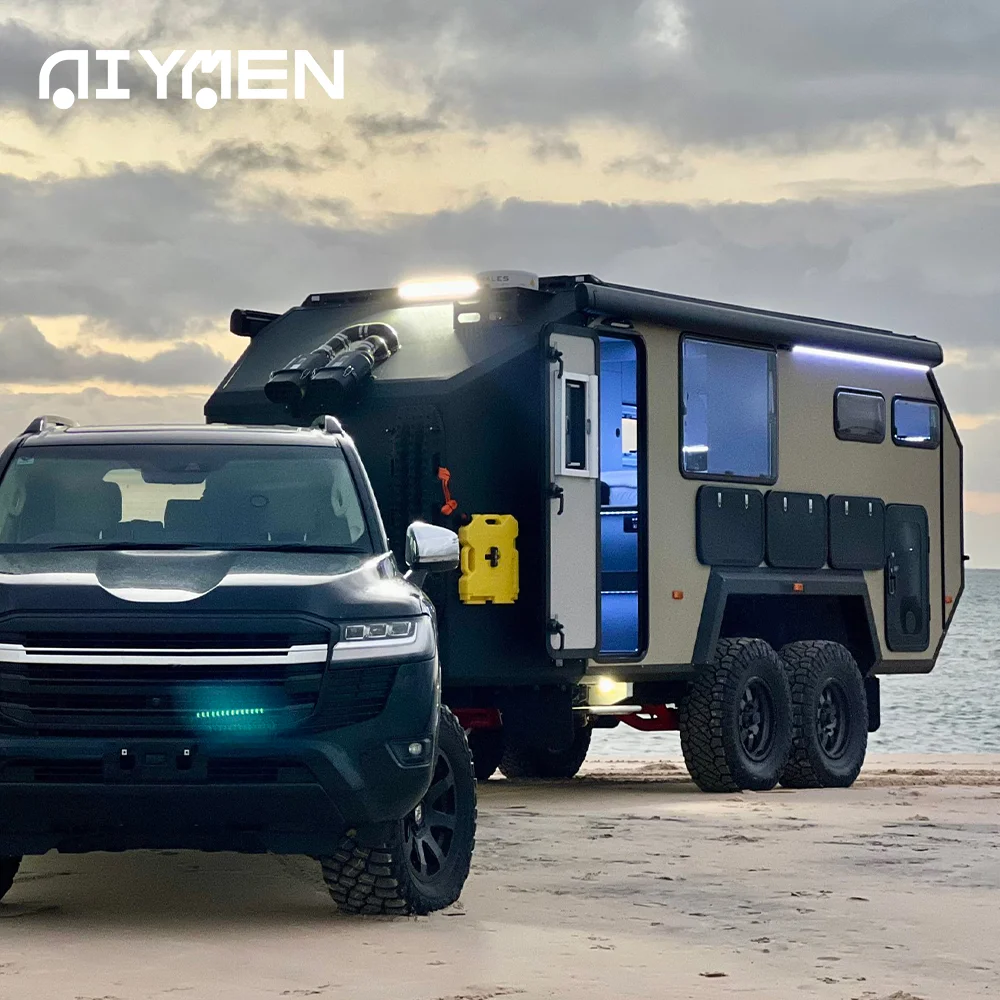 Australian Lightweight Hybrid Caravan Off-Road Trailer Independent Suspension for Outdoor Camping Mobile Functionality