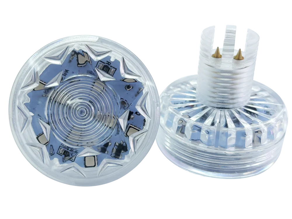 24V RGB E14 LED Amusement Park Lighting 45mm Automatic Ferries Wheel Cabochons White & Changeable Color IP65 Theme Parks