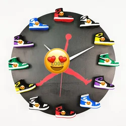 HIGH QUALITY new gift wholesale  dunk sneaker  wall watch aj wall clock home decor