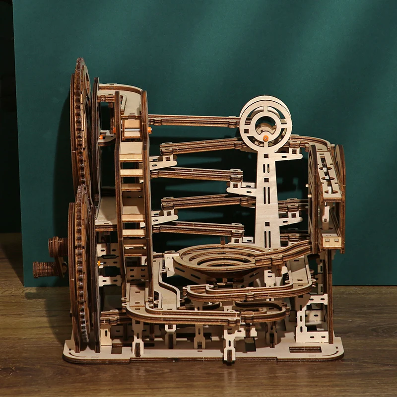 Amazon supplier OEM high cost-effective DIY Marble Maze Toys 3d Wood Car Puzzle box custom 3d puzzle