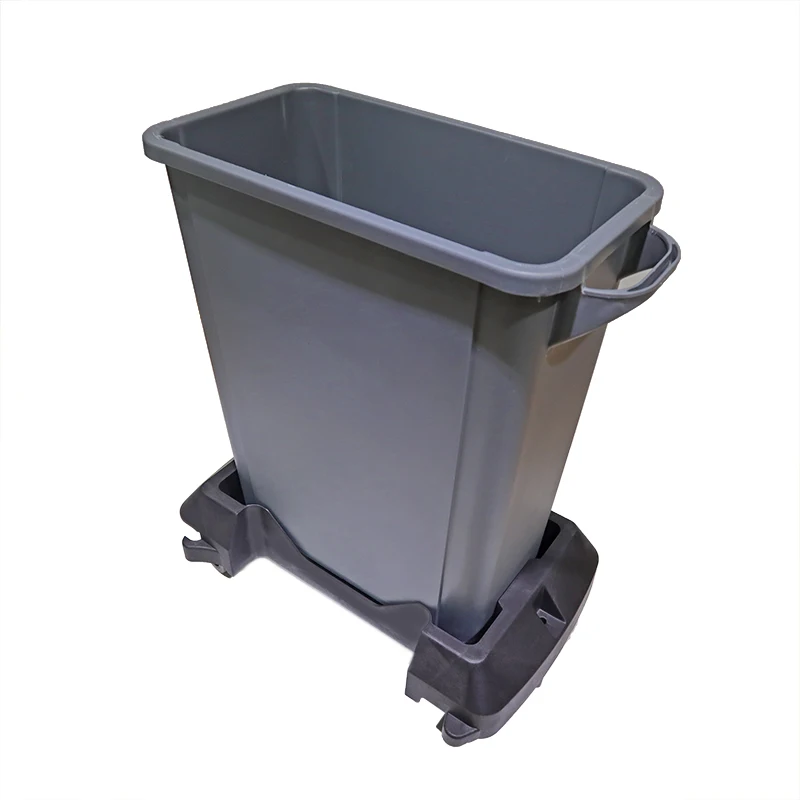 65L Commercial Products Blue Green Beige Grey Stackable with Dolly Waste Bin