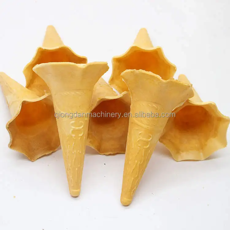 Semi Automatic Horn Torch Cup Waffle Ice Cream Cone Making Machine Commercial Ice Cream Sugar Crispy Cone Maker Machine For Sale