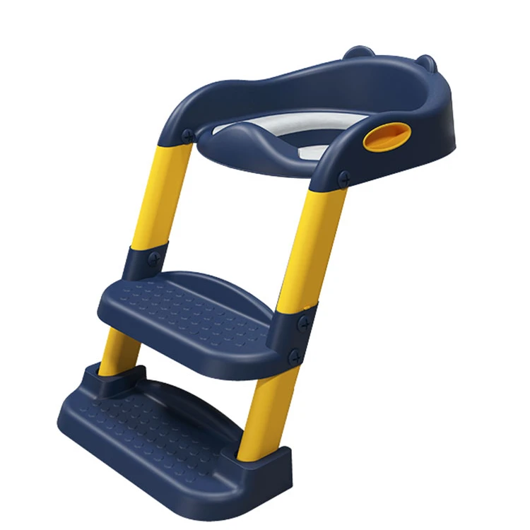 
Factory Direct Foldable Plastic Baby Potty Training Seat With Step Stool Ladder 