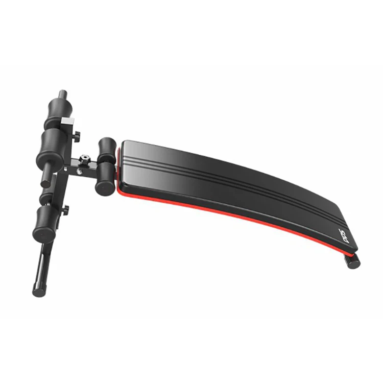 
gym equipment fitness ab mini folding adjustable blue reverse sit up bench 