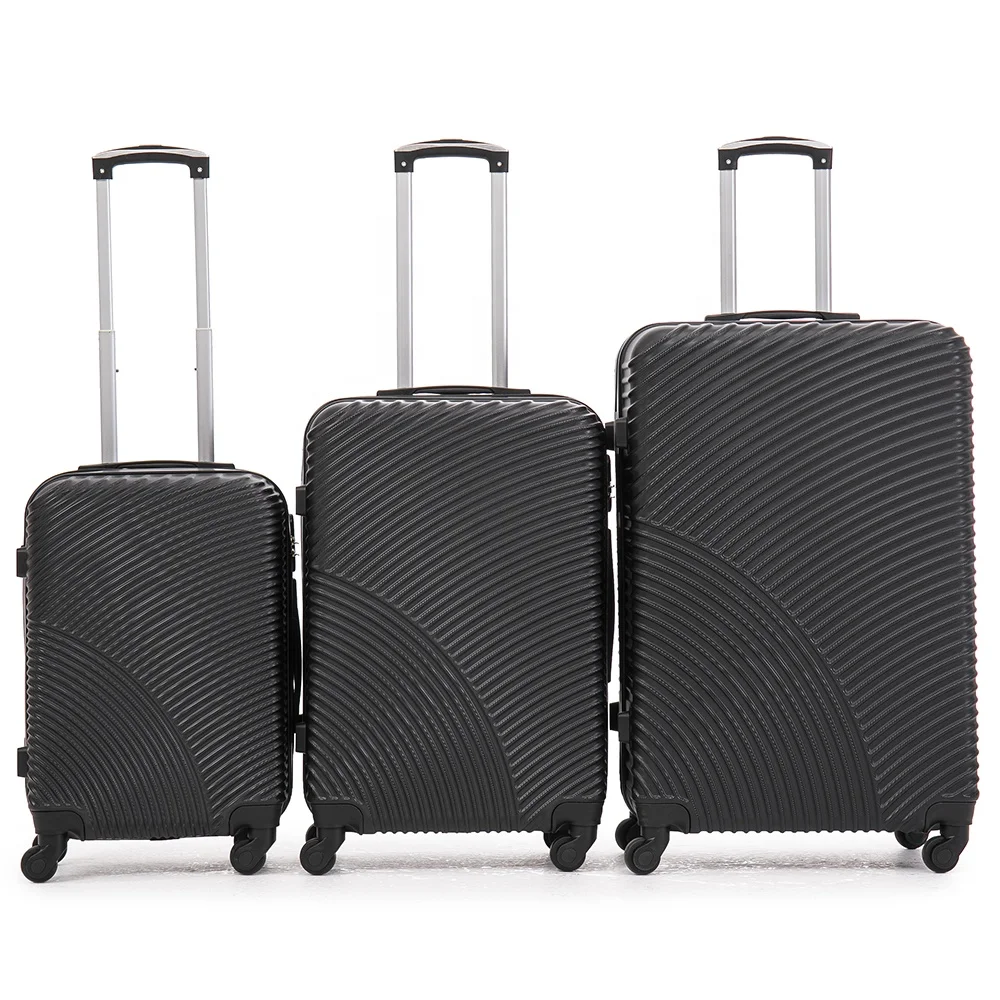 Cheap Luggage Set 3 Piece Wholesaler Travel Suitcase for Outdoors Customized ABS Luggage Set