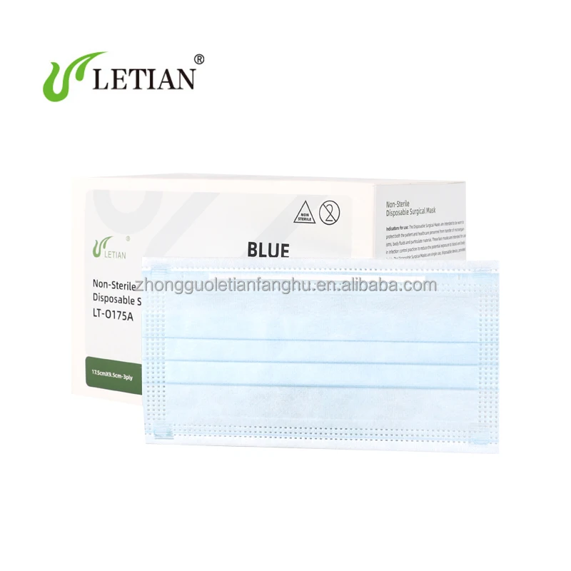 Letian 3 Ply Disposable  Earloop Non Woven Kids Surgical Mask Medical Face Mask Surgical Mask