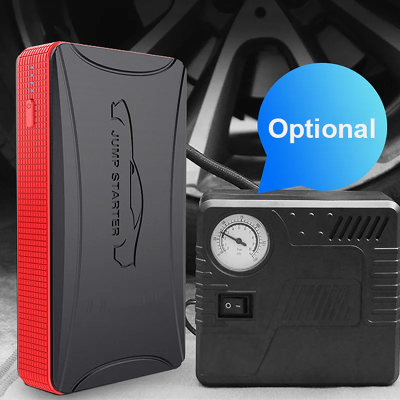 Portable Car Jump Starter 12V Car Lithium Battery Booster Multi-Function Jump Starter Power Bank Car Baterry Booster