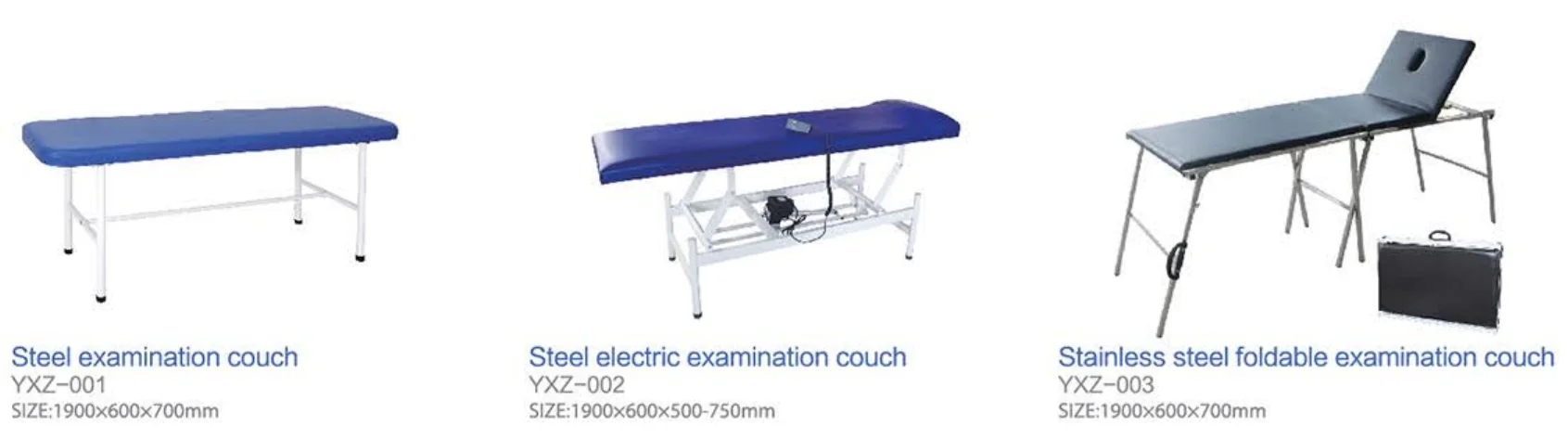 Medical Hospital Stainless Steel electric examination couch foldable patient electric examination table price for clinic
