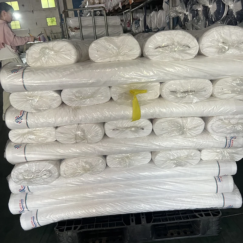 High Quality Cheap Price Plain Polyester Blackout Linen Stock Microfiber Fabrics for Curtain Bedding 220cm Fabric