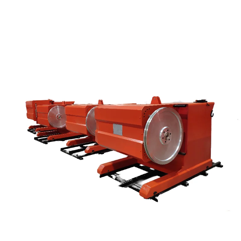 55KW Diamond Wire Cutting Machine 75HP Easy to Operate Rail Diamond Wire Saw for Mine